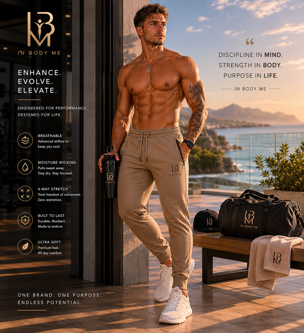 Sand Performance Track Pant